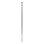 Poste de Esquina de 1m para Cerca Electrificada de Tubo Galvanizado cal. 18 de 1"Diam. Ideal para 5 Aisladores (No incluidos).