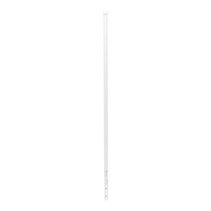Poste de Esquina Blanco de Acero Galv. de 1.2m para Cerca Electrificada  cal. 18 de 1" Diam. para 5 Aisladores (No incluidos).