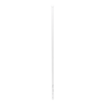 Poste de Esquina Blanco de Acero Galv. de 1.2m para Cerca Electrificada  cal. 18 de 1" Diam. para 5 Aisladores (No incluidos).