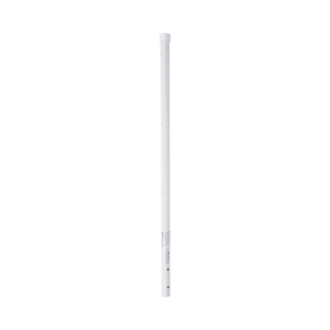 Poste de Esquina de 0.8m para Cerca Electrificada. Tubo Galvanizado cal. 18 de 1"Diam. con Tapón, ideal para 3 Aisladores.