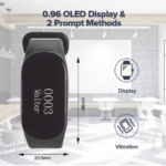 Reloj Buscador TD112 IPX7 / Resistente al Agua / Pantalla OLED / 180mAh / 48 Horas Standby / 80-100m Distancia de Recepción / Compatible con 50 Botones TD009 y T114 / 7 Idiomas / Almacenamiento de 10 Mensajes - Image 3