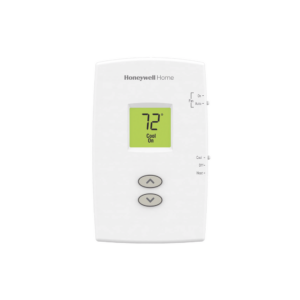 Termostato para sistemas de una sola etapa calor y frio, no programable vertical PRO 1000