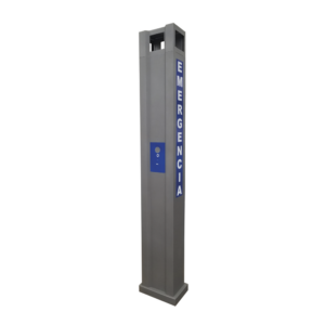 Gabinete tipo Torre para Sistema de Alerta  Mediante Equipo Fanvil I12-N-01P y estrobo (No incluidos).