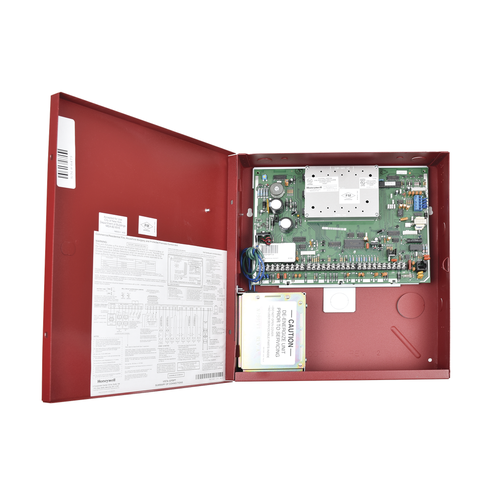 Panel Hibrido de Incendio e Intrusión, Hasta 32 Zonas Cableadas o Inalámbricas, 24 Zonas V-Plex, 2 Particiones, Compatible con AlarmNet y Total Connect