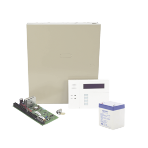 Kit de Panel de Alarma VISTA48LA con Gabinete, Teclado programador y Batería