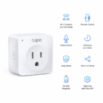 Mini tomacorriente inteligente Wi-Fi, 100 - 120V~, 50/60Hz, 15.0A, compatible con Amazon Alexa y Google Assistant, color blanco. - Image 2