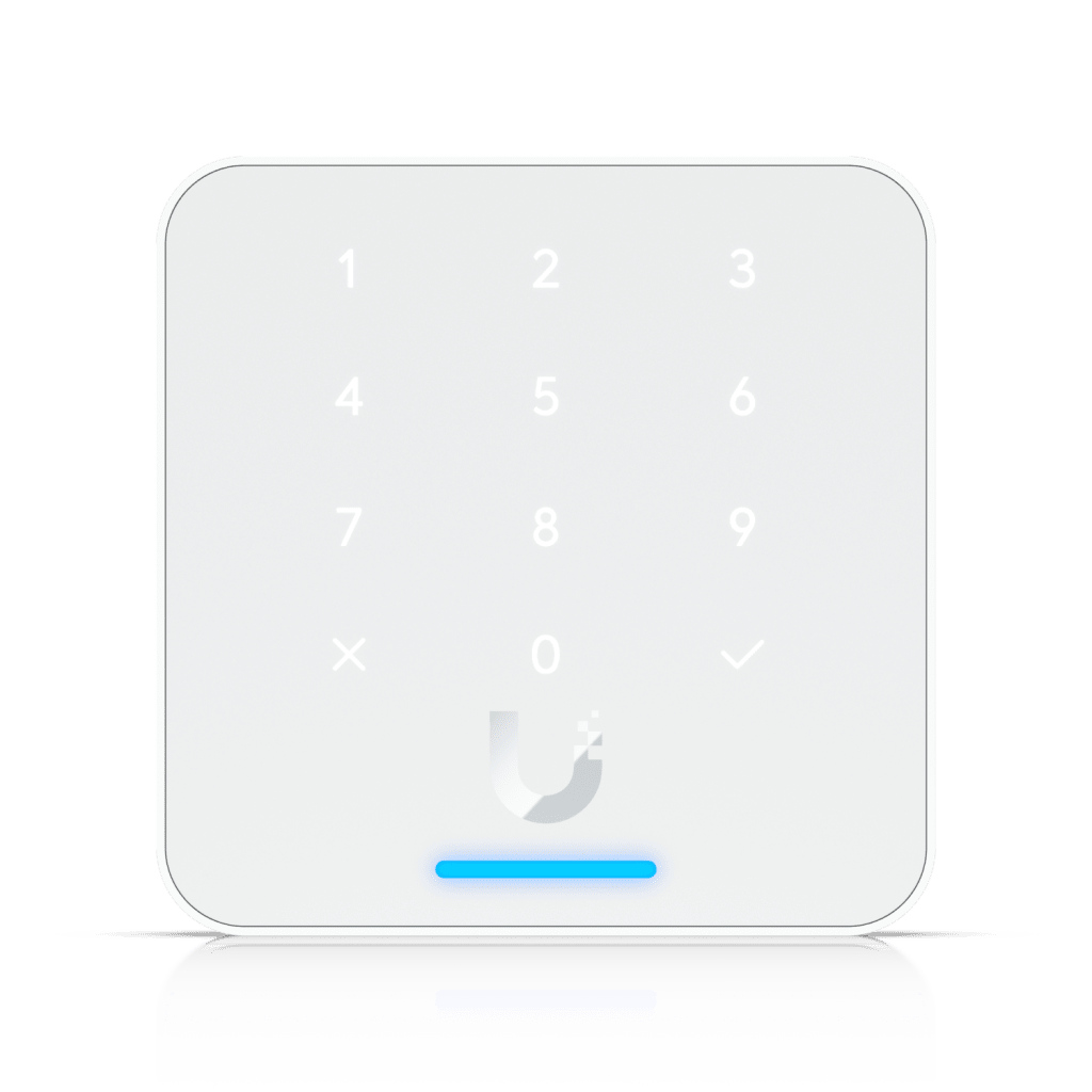 Lector de Acceso G3 Flex con Teclado y NFC, Compatible con App UniFi Identity y Touch Pass, Uso con Guantes o Humedad, Resistencia IP55 y Alimentación PoE