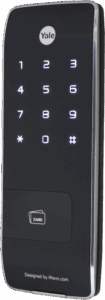 Cerrojo Slim / 11 mm / 40 Usuarios / Código PIN / Alarma / Cierre Automático / 4 Pilas AA / Puerto 9V / RF Opcional