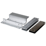 Montaje para Puerta de Vidrio / Compatible con Chapa E941SA300RQ / Tipo "U" / Secolarm