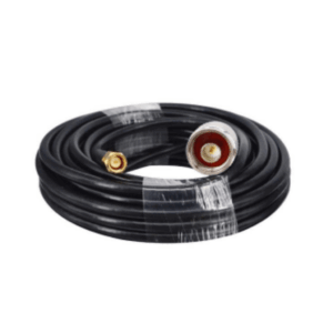 Cable Coaxial 10 Metros / Baja Pérdida / Diámetro 5 mm / Impedancia 50 Ω / Apantallamiento >90dB / Operación 5-3000 MHz / Conectores N y SMA Macho / Compatible NX9775 NX9776 NX9783