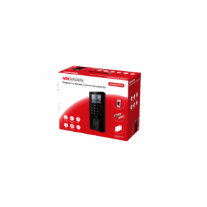 Kit Terminal Control Acceso Biométrico DS-KAS807 / Huella Digital / 2.4" LCD / 5000 Huellas + 5000 Tarjetas / IP65 / Wi-Fi + PoE / Cerradura Magnética 272 kg / Botón Touchless