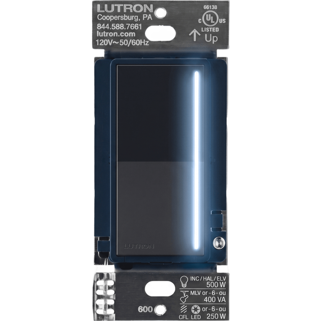 (RadioRa3) Atenuador táctil Sunnata Dimmer PRO color deep sea, requiere cable neutro / soporta 250W LED