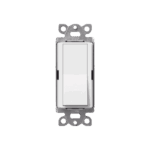 Interruptor Claro, 3 Hilos, 15A, Color Blanco