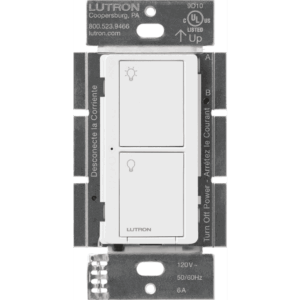 (Caseta Wireless) Interruptor Inteligente On/Off, No requiere cable neutro. 5A /120-277V