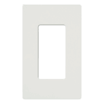 Tapa Color Blanco para interruptor o dimmer Lutron, 1 gang, limpio y moderno