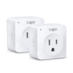 Mini tomacorriente inteligente Wi-Fi, 100 - 120V~, 50/60Hz, 15.0A, compatible con Amazon Alexa y Google Assistant, color blanco.