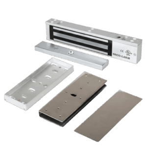 Kit Para Control de Acceso Incluye Chapa Magnética de 600 Lbs / Montaje En "U" Para Puerta de Cristal / Uso Interior / Certificación UL
