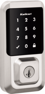 Cerradura Inteligente Touchscreen Halo Wi-Fi, SmartKey Security™, Control Remoto App, 250 Códigos Personalizados, Reversible, 4 Pilas AA, UL Certified