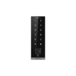 Teclado Esclavo con Lector de Tarjetas Virtuales Bluetooth y Códigos QR / Tarjetas MIFARE y PROX EM / Contraseñas / RS-485 Wiegand OSDP / Frecuencias 13.56 MHz y 125 KHz / Autenticación Tarjeta PIN QR Bluetooth / Táctil