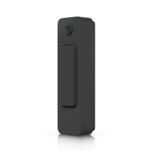 UVC Doorbell Lite – Videoportero Compacto 5 MP PoE con Visión Nocturna IR, Audio Bidireccional y Diseño Resistente al Clima, Color Negro