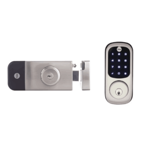 Cerradura Digital para Exteriores / Teclado Digital Táctil / Control Remoto App Yale / Compatible Zigbee-Z Wave Plus / Resistente Intemperie / Hasta 250 Usuarios / Baterías AA