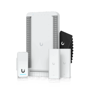 Kit de Inicio para Ascensor UniFi Access / PoE para Selección de Piso / Hasta 18 Pisos / Incluye Elevador Hub / G2 Lector / 2 Extensores PoE / 10 Tarjetas de Acceso / Interior y Exterior / NDAA Cumple