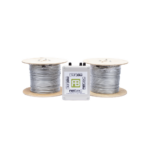 Cable Sensor Perimetral IRONCLAD / 610 m (2,000 ft) / 2 Zonas / Cerca Ciclónica / Sin Falsas Alarmas por Viento / Tarjeta LPU400 / Calibración por Software