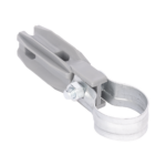 Aislador de paso o esquina de color GRIS con abrazadera incluida de 1 Pulgada para uso en poste cerco eléctrico - Image 4