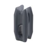 Aislador de color GRIS para postes de esquina de alta Resistencia con Anti UV de uso en cercos eléctricos - Image 2