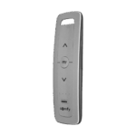 Control remoto 5 canales para motores de persiana Somfy con señal inalámbrica, instrucciones: sube, baja y detener, con posición favorita programada. - Image 2