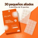 ALUX Skin Parches Invisibles para Acné con Hidrocoloide – 30 Parches - Imagen 3