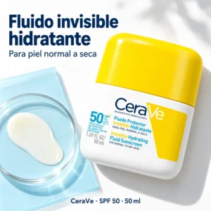 CeraVe Fluido Protector Invisible Hidratante FPS 50 – 50 ml