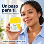 CeraVe Fluido Protector Invisible Hidratante FPS 50 – 50 ml - Imagen 2