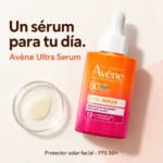 Avène Ultra Sérum Protector Solar Facial FPS 50+ Efecto Rellenador – 30 ml - Imagen 2