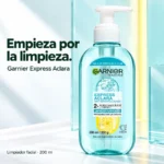 Garnier Express Aclara Gel Limpiador Facial Anti-Imperfecciones – 200 ml - Imagen 3